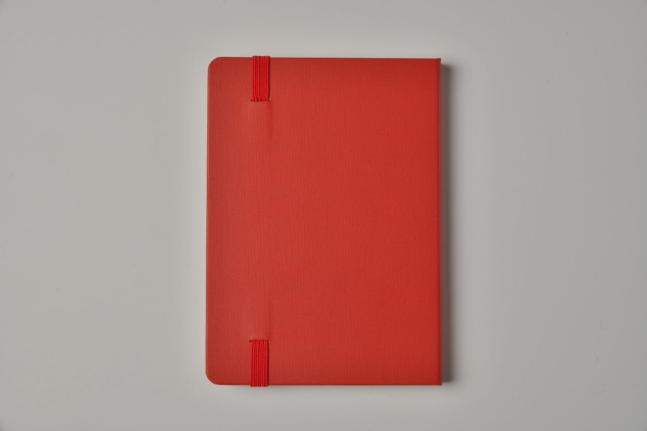 Apica Premium Notebook - Tapa Dura - A6 - Cuadriculado - Red
