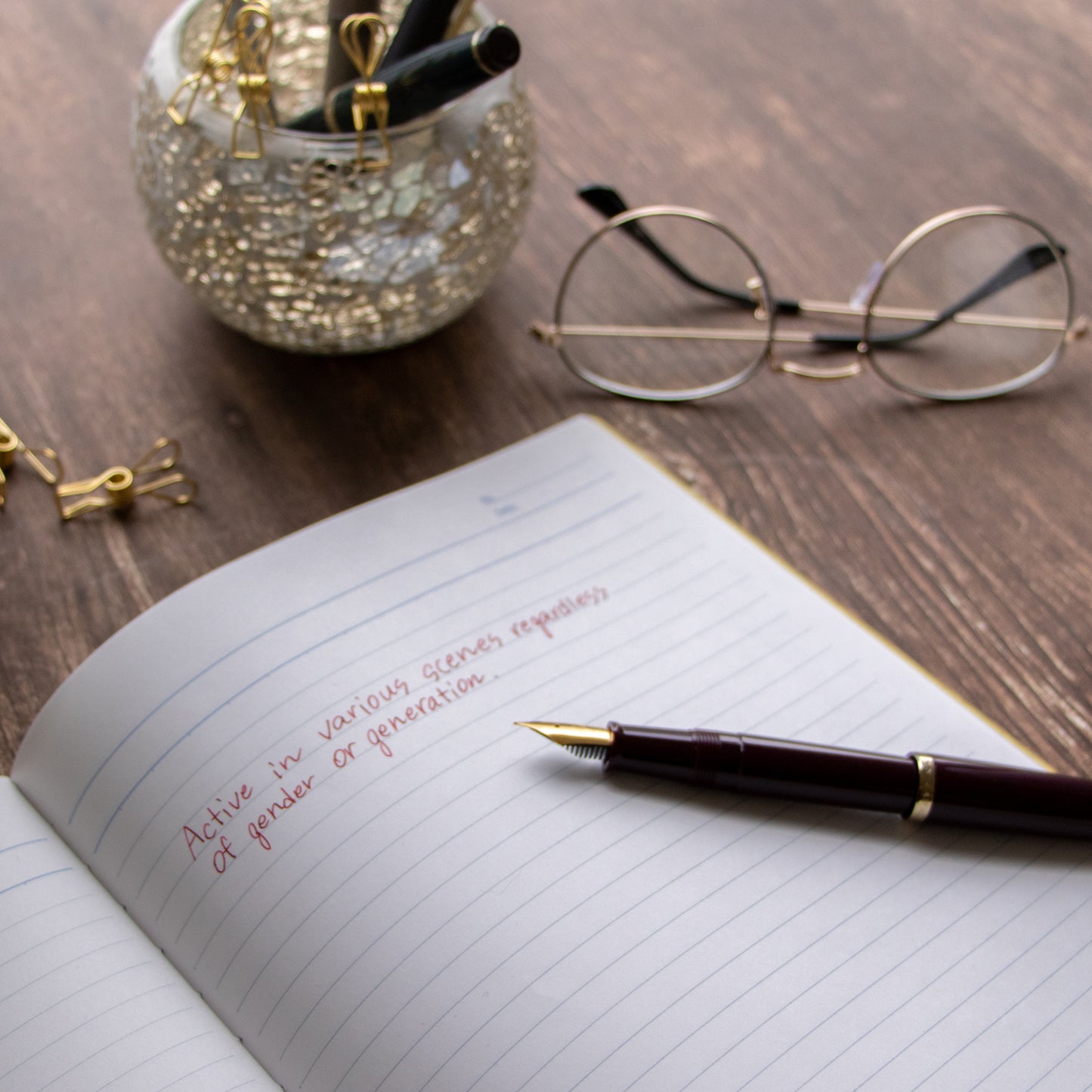 Apica Notebook CD-11 (A5) - De Rayas - Navy