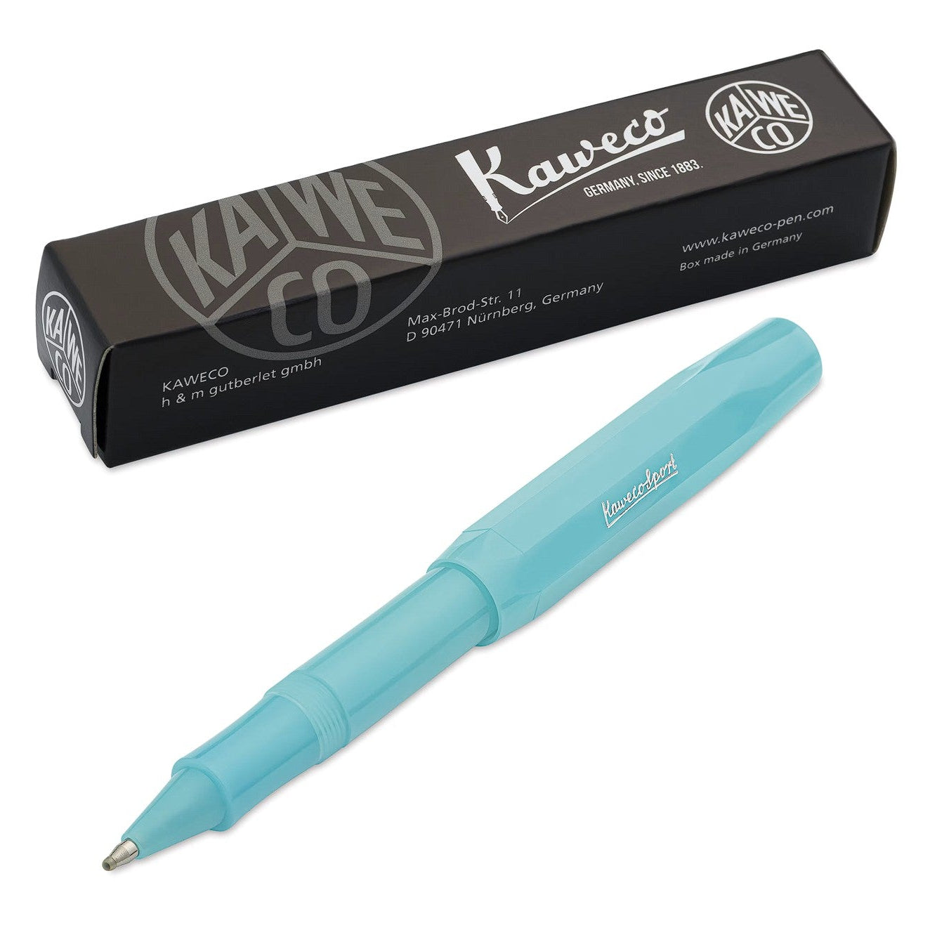 Kaweco Frosted Sport Rollerball Pen - Light Blueberry