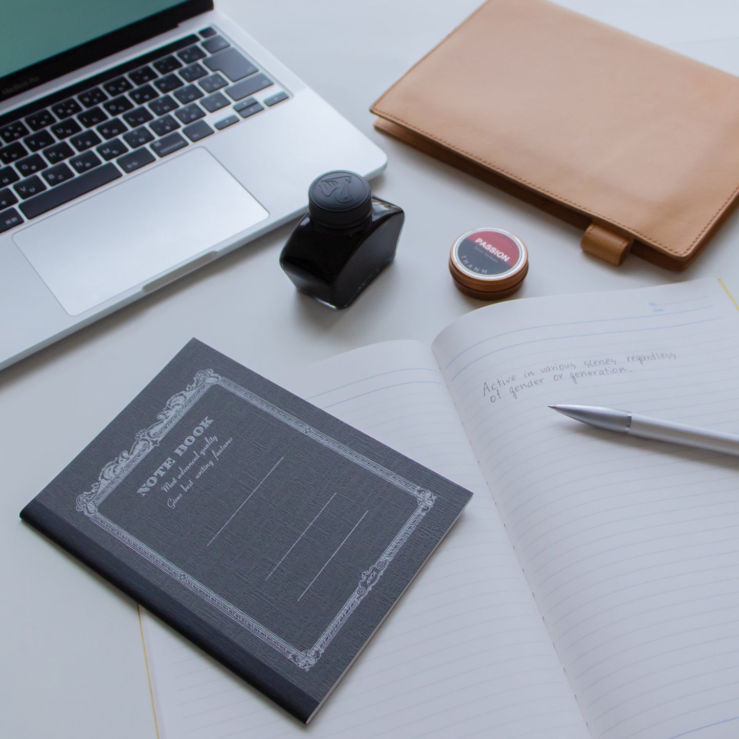 Apica Notebook CD-11 (A5) - De Rayas - Navy