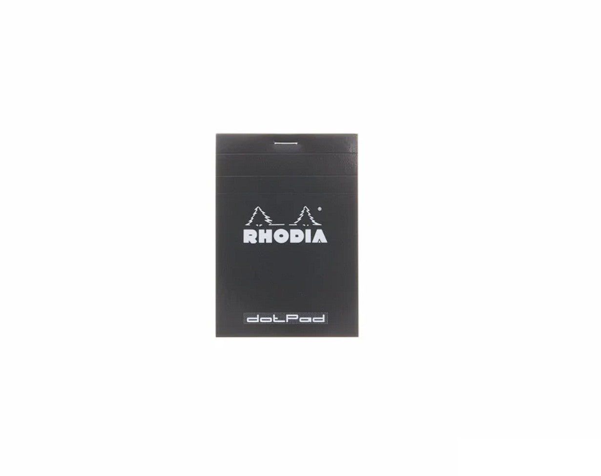 Rhodia dot Pad No.12 - Negro - Punteados - Pequeña