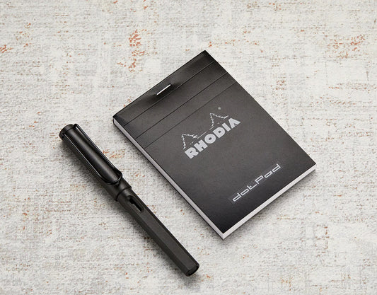Rhodia dot Pad No.12 - Negro - Punteados - Pequeña