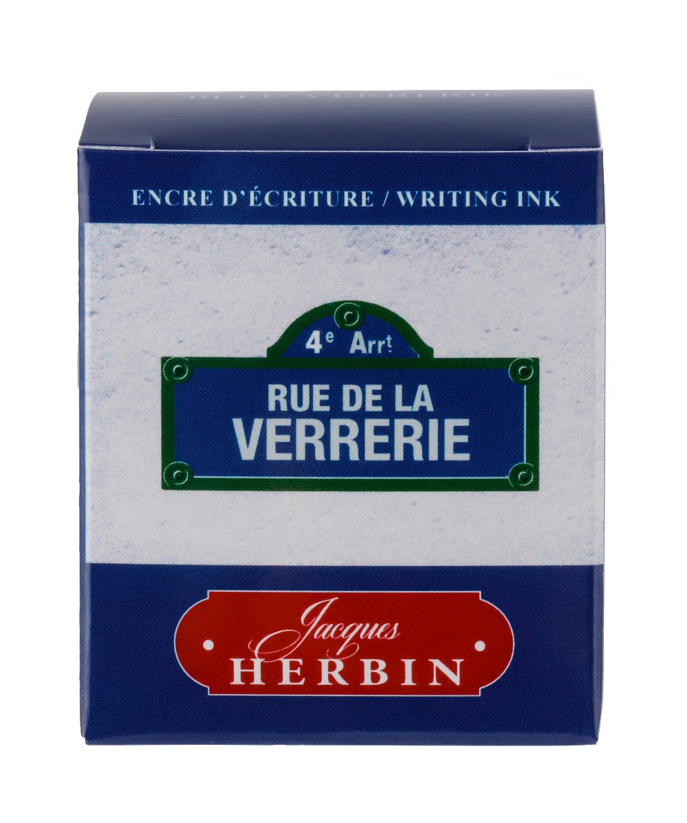 J. Herbin - Paris Ink Collection - Rue de la Verrerie Blue - Tinta Botella 30ml.