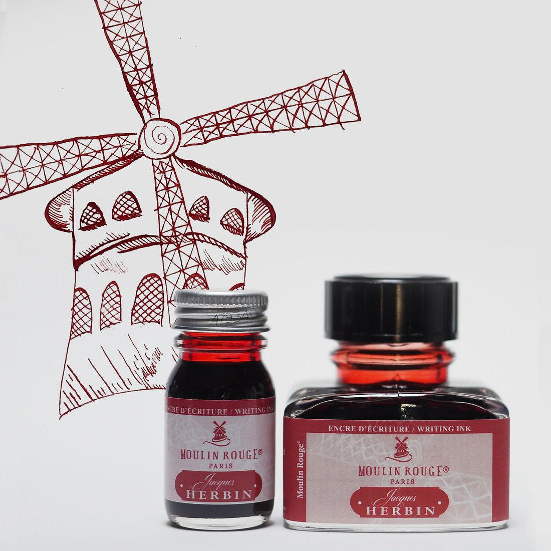 J. Herbin - Paris Ink Collection - Moulin Rouge Red - Tinta Botella 30ml.