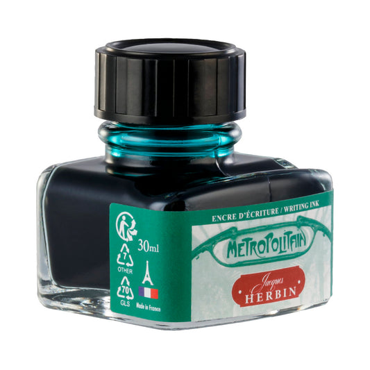 J. Herbin - Paris Ink Collection - Metropolitain Green- Tinta Botella 30ml.