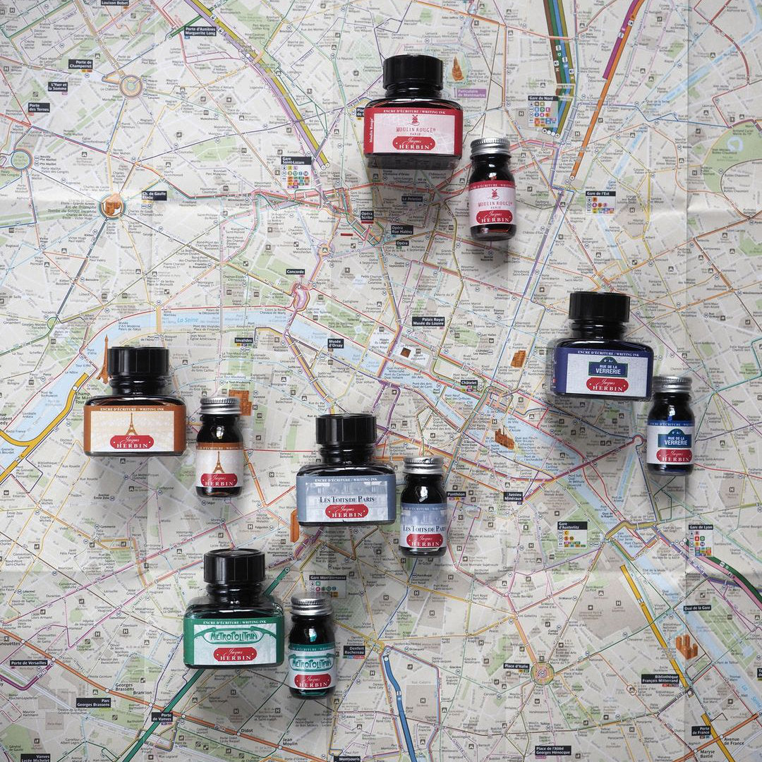 J. Herbin - Paris Ink Collection - Tour Eiffel Orange - Tinta Botella 30ml.