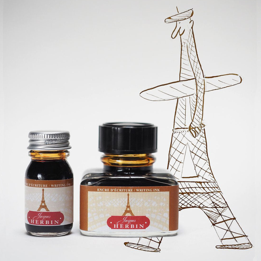 J. Herbin - Paris Ink Collection - Tour Eiffel Orange - Tinta Botella 30ml.