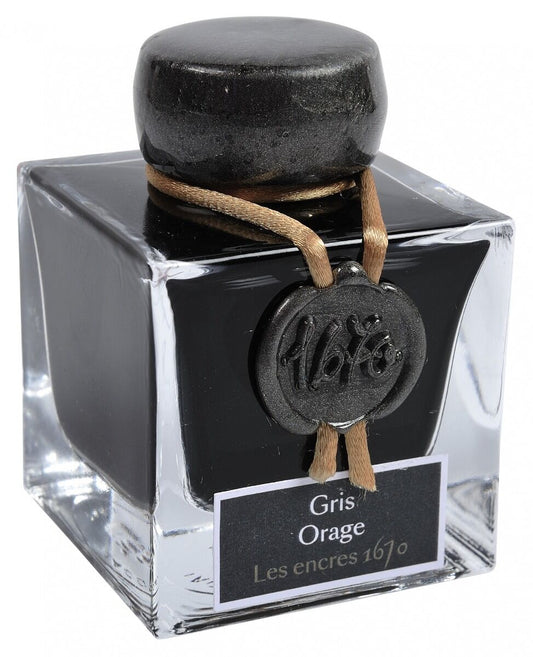 J. Herbin 1670 Anniversary Ink - Gris Orage - Tinta Boltella 50ml.