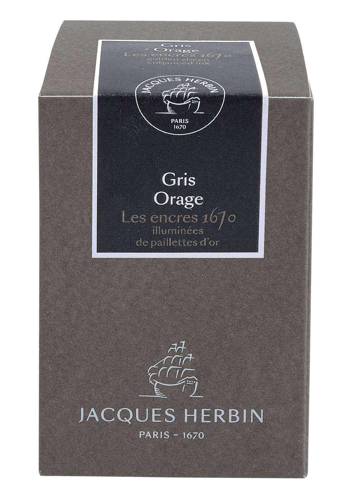 J. Herbin 1670 Anniversary Ink - Gris Orage - Tinta Boltella 50ml.