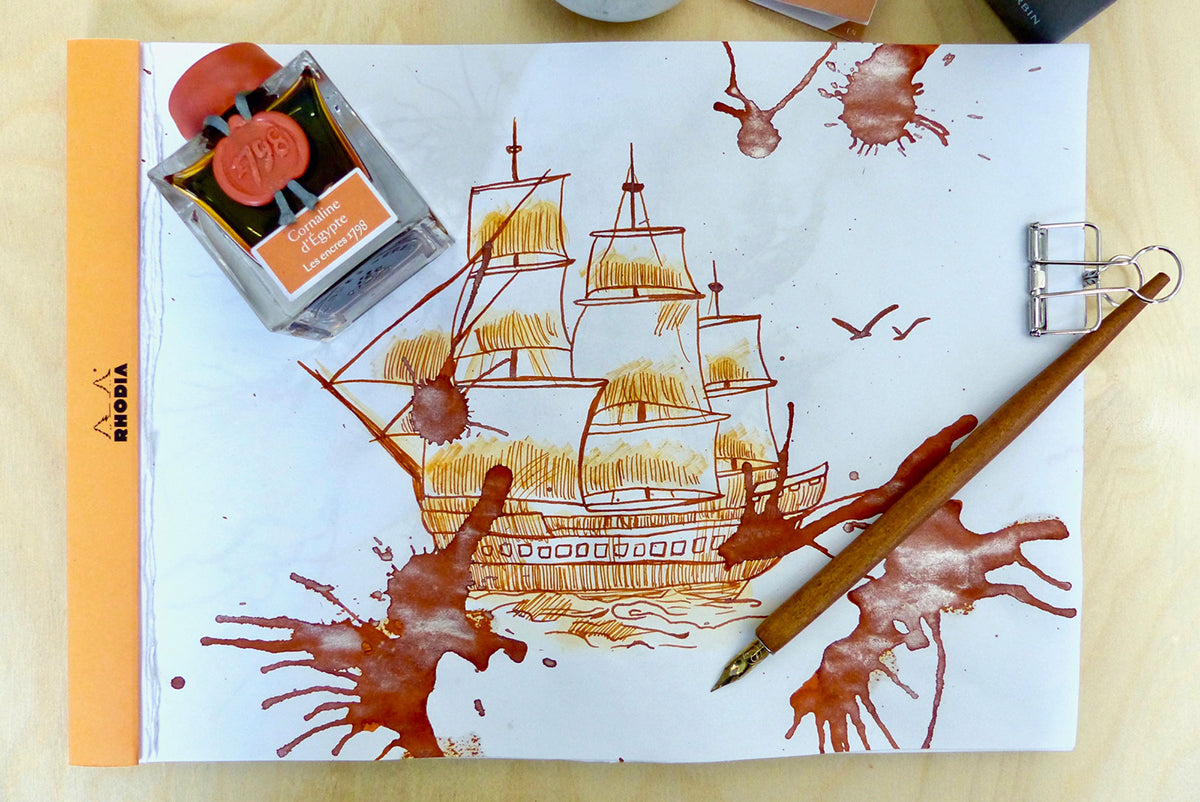 J. Herbin 1798 Ink - Cornaline d'Egypte - Tinta Boltella 50ml.