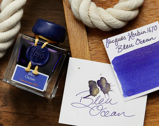 J. Herbin 1670 Anniversary Ink - Bleu Océan - Tinta Boltella 50ml.