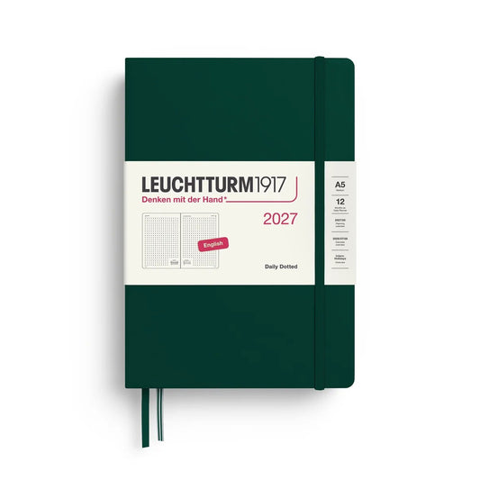 Leuchtturm 1917 - Agenda Diaria de Punteado - Agenda 2027 en Inglés
