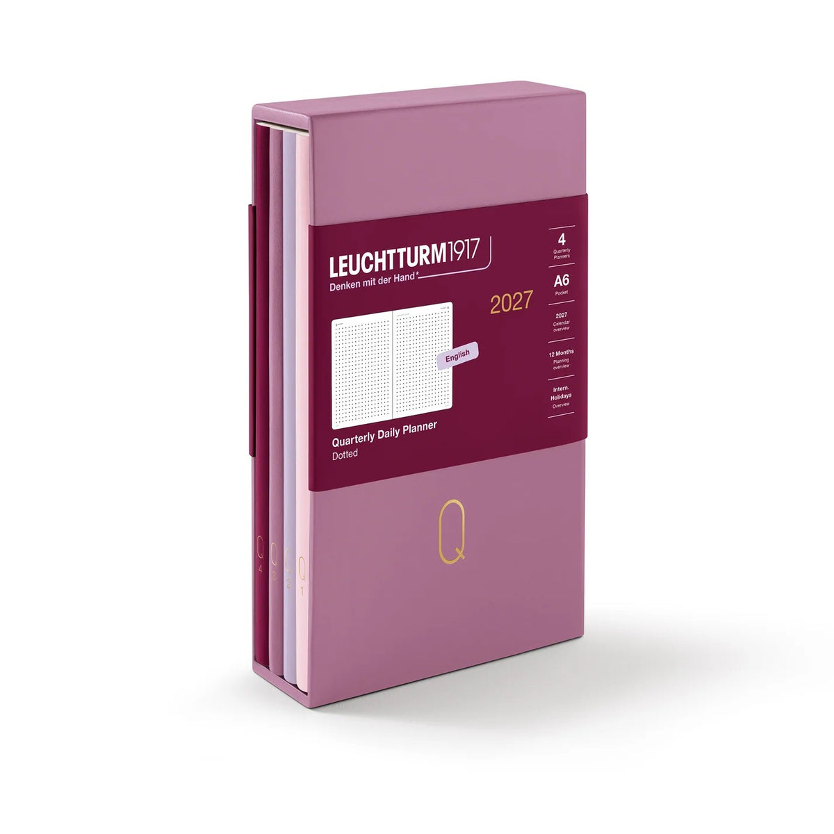 Leuchtturm 1917 - Agenda Diaria Trimestral - Agenda 2027