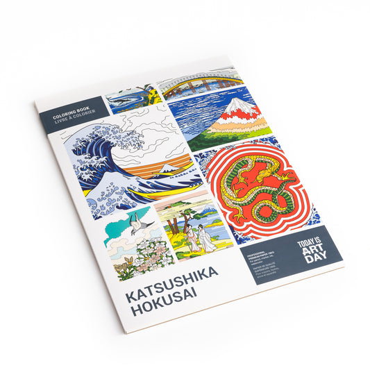 Art History Coloring Books - Hokusai CAJA GOLPEADA DESCUENTO