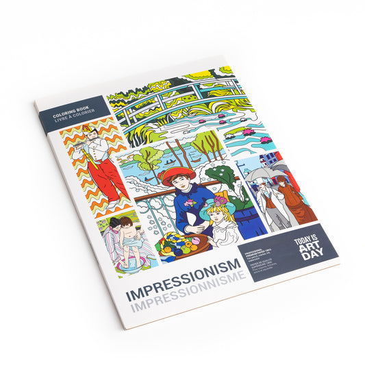 Art History Coloring Books - Impressionism CAJA GOLPEADA DESCUENTO