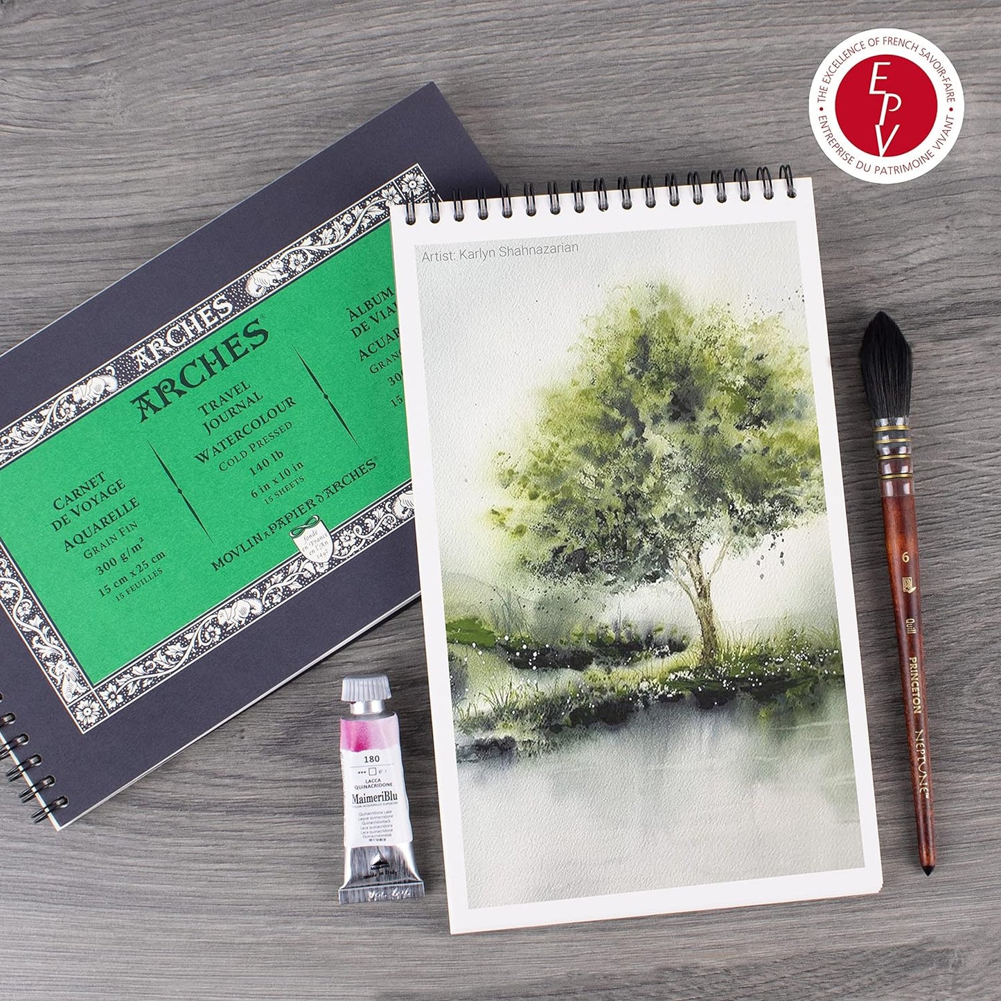 ARCHES - Watercolor Travel Journal - Prensado en Frío Cold Press (Libreta para Acuarela)