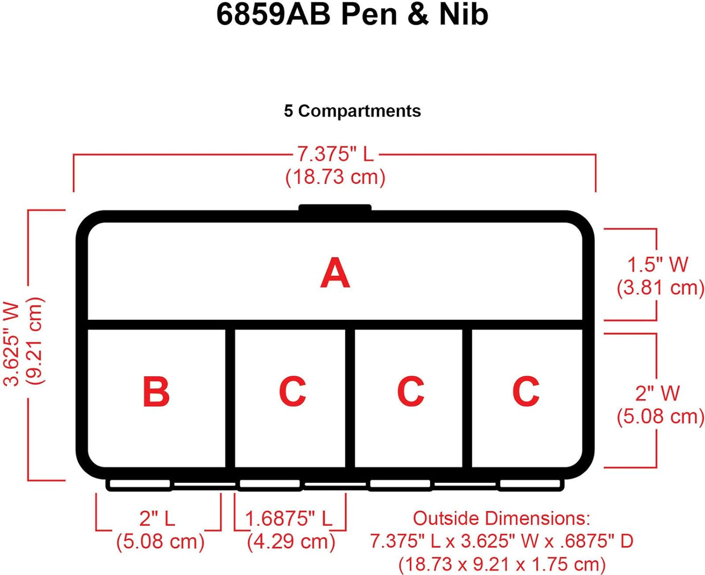 ARTBIN - Pen & Nib Box