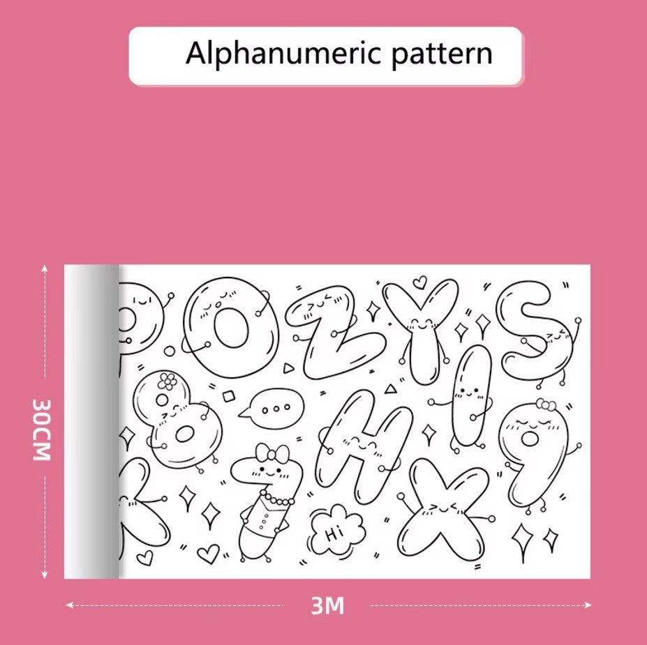 Papel Rollo Adhesivo para Pintar - 3 metros