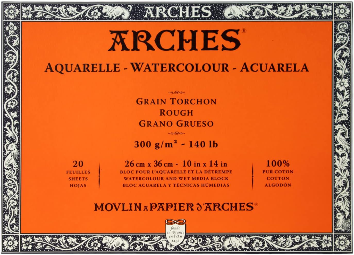 ARCHES - Libretas de Acuarelas (Watercolor Blocks) ROUGH