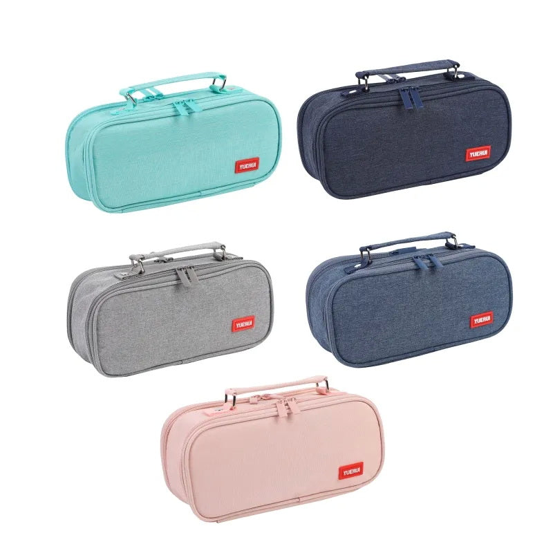 Cartucheras de Tela - Estuche - Lapicero - Compartimientos con 5 capas