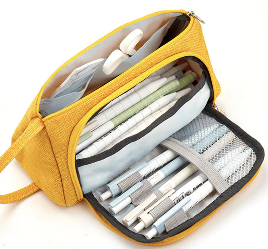 Cartucheras de Tela - Estuche - Lapicero - Multifuncional Triangular