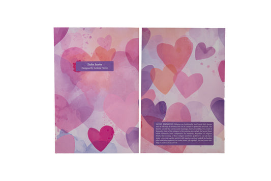 Itoya ProFolio Oasis Notebook - Studio Spotlight Series "Heart In Hand" - A5