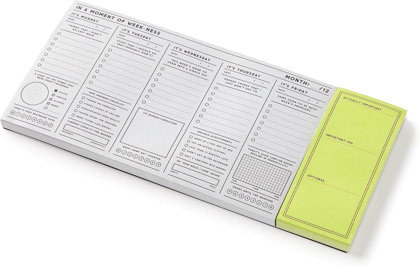 BRASS MONKEY - In a Moment of Weekness Desk Calendar