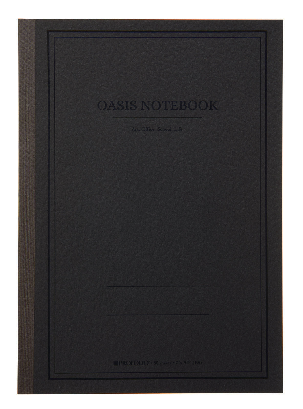Itoya ProFolio Oasis Notebook B5 - De Rayas - Charcoal