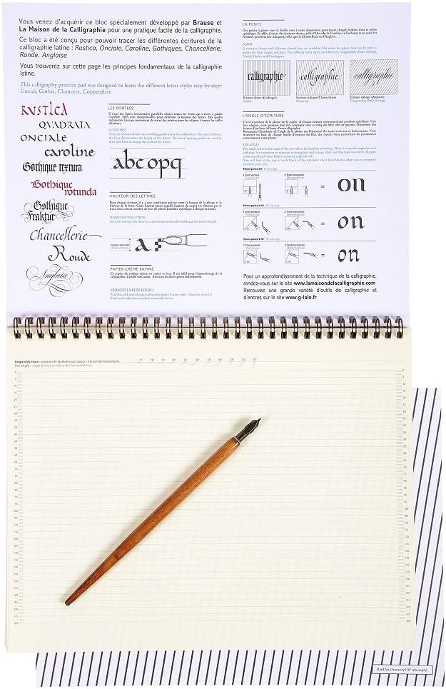 LIBRO - BRAUSE - Libreta de Práctica de Caligrafía (Calligraphy Practice Pad)