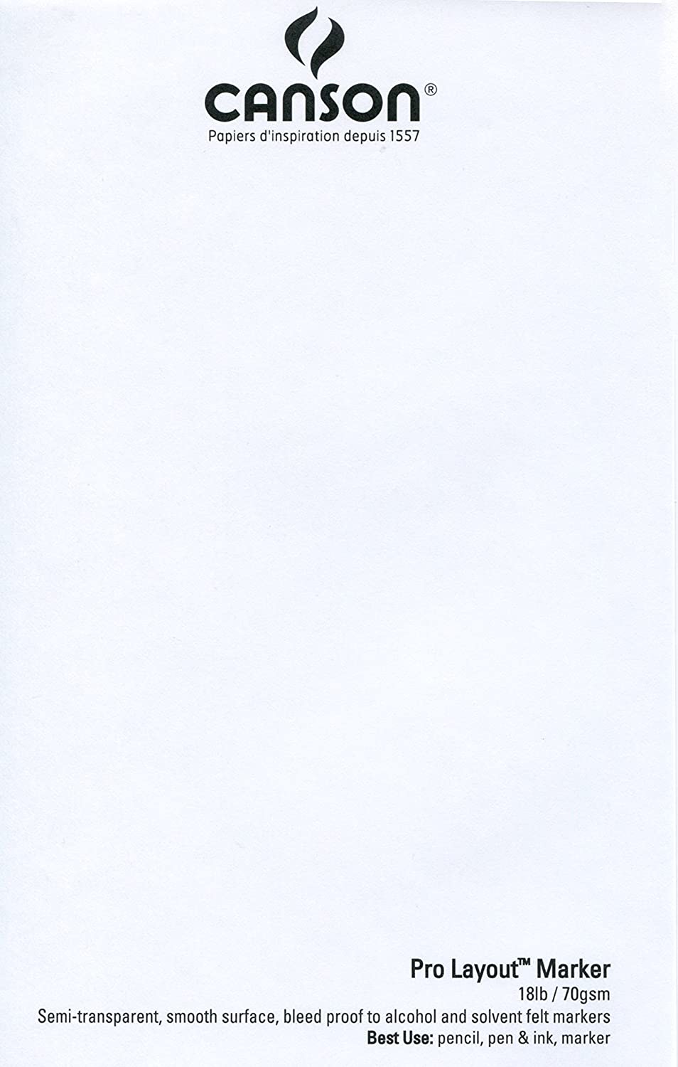 CANSON - Artist Series Pro-Layout Marker Pads - 50lb - 50 hojas