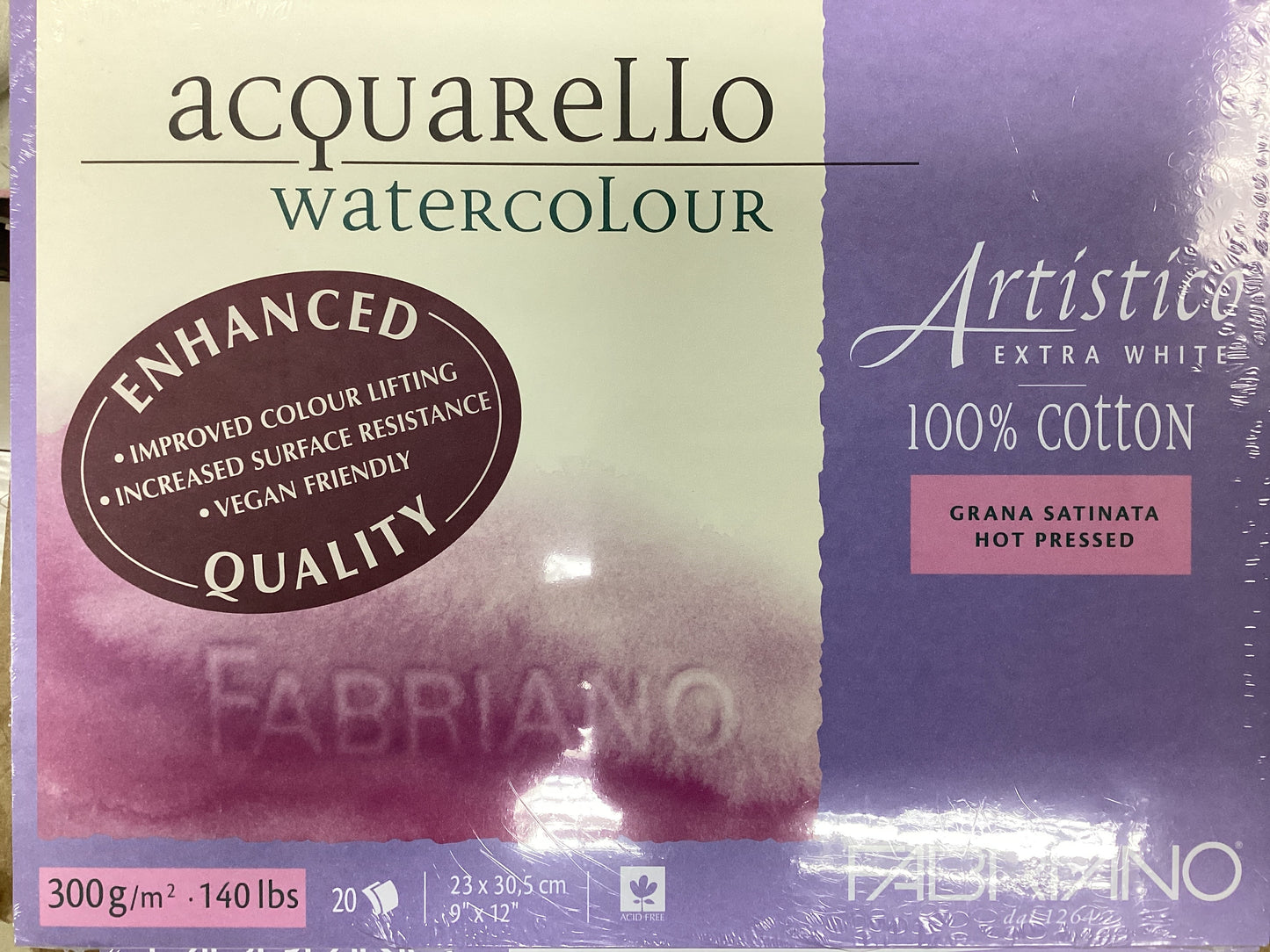 Fabriano Artistico Extra-White Free Sheet Watercolor Blocks