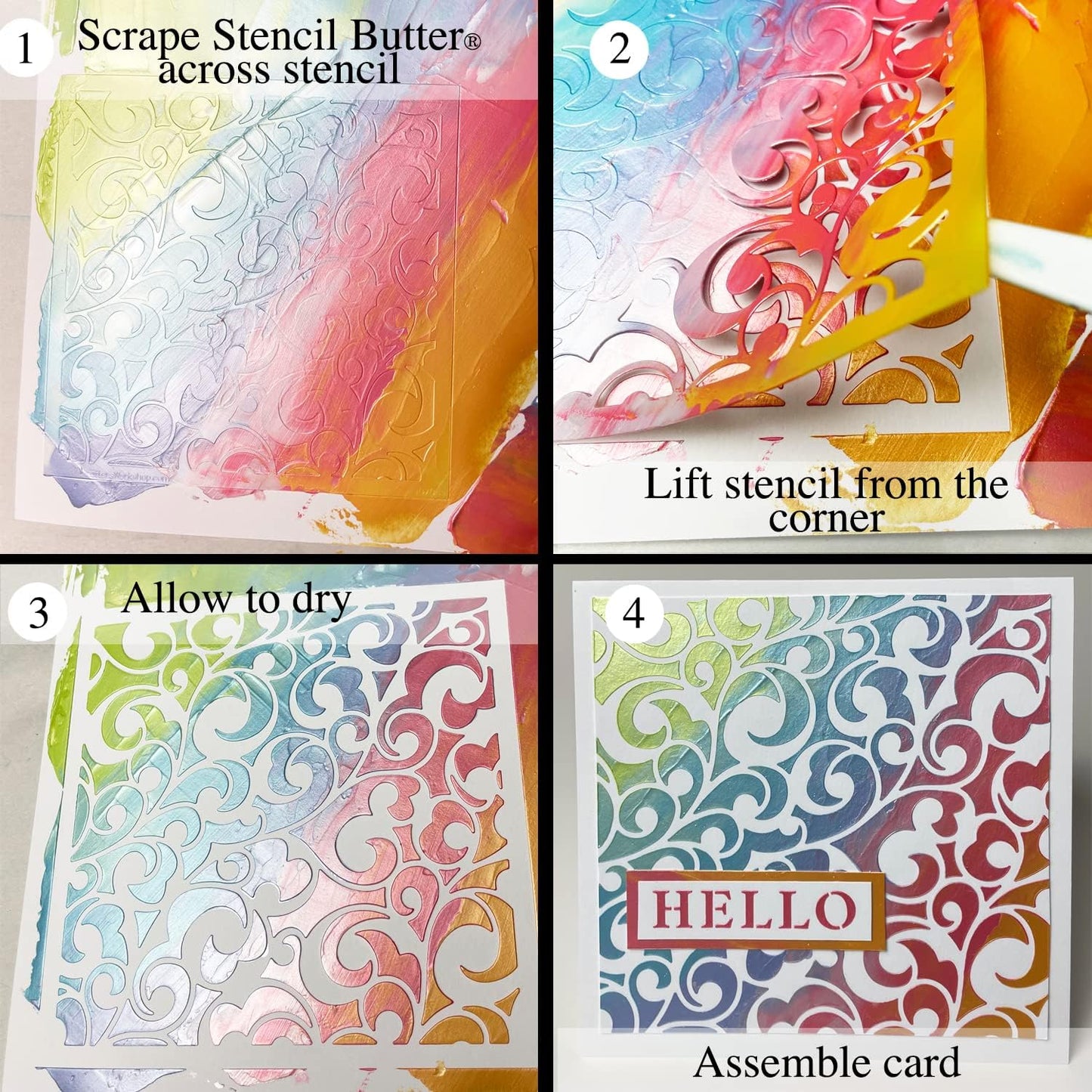CRAFTER´S WORKSHOP - Stencil Butter (Pasta de Relieve)