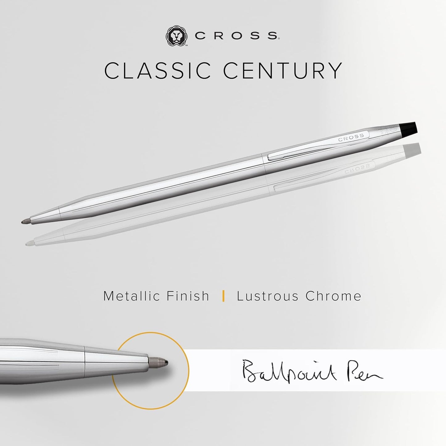 Cross Classic Century Ballpoint Pen - Lustrous Chrome