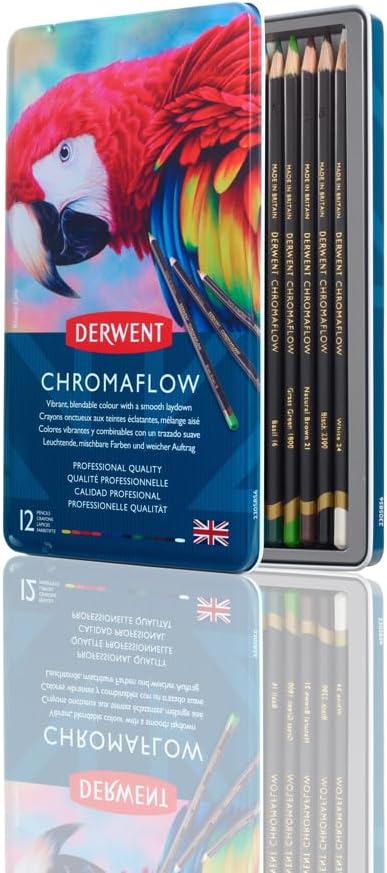 DERWENT - Chromaflow - 12 colors (Colored Pencils)