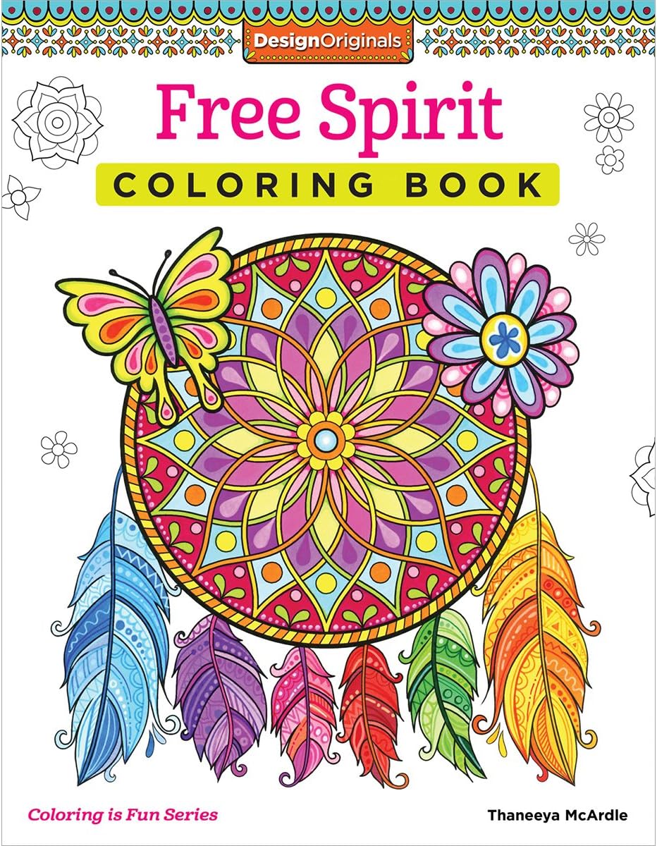 DESIGN ORIGINALS - Free Spirit - Libro de Colorear