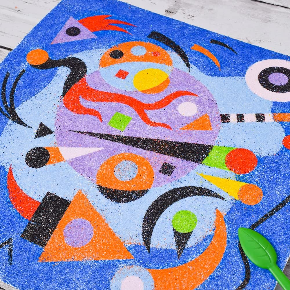 DJECO - Abstract Coloured Sand Set (Inspired by Vassily Kandinsky)