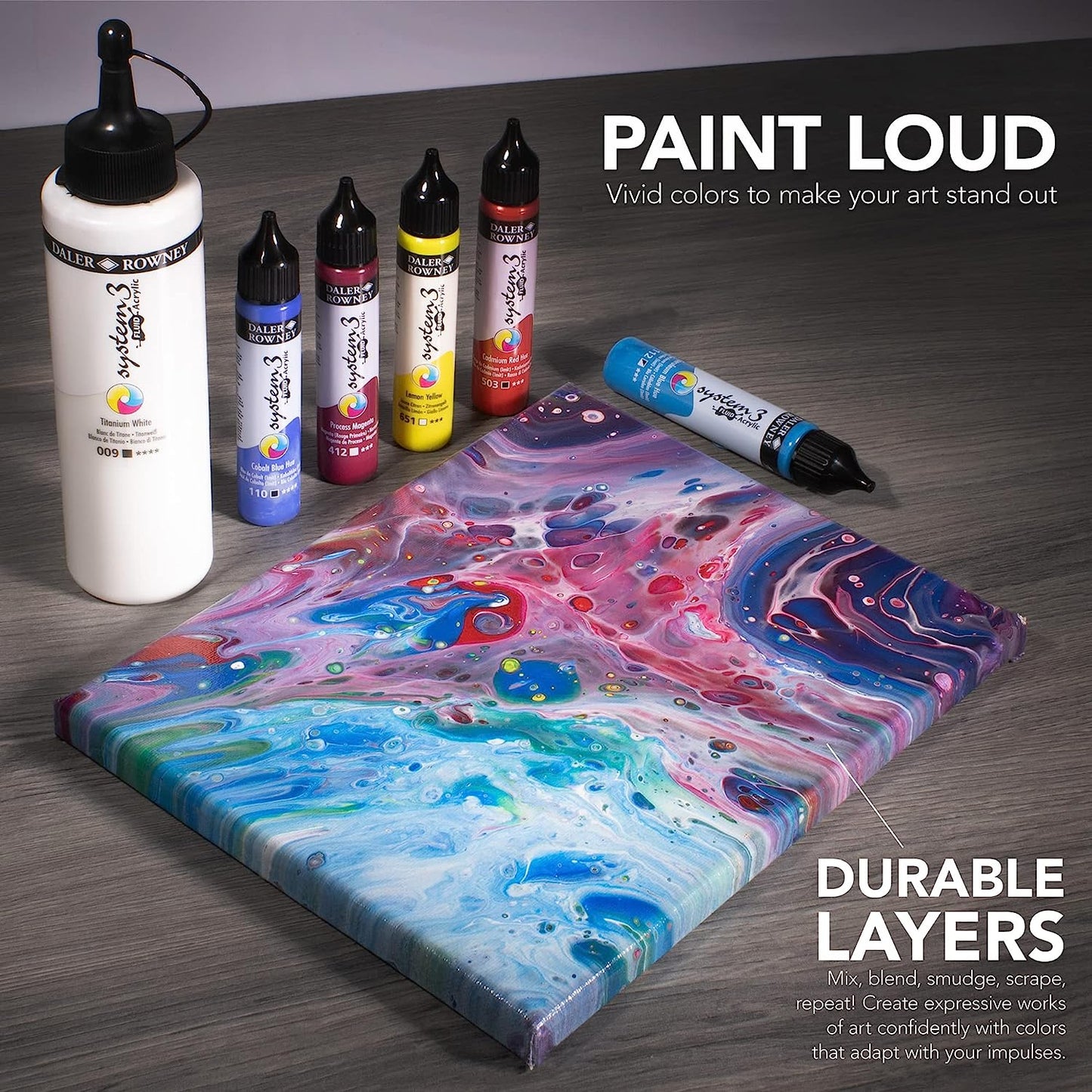DALER ROWNEY - System3 Fluid Acrylic Introduction Set (Acrílico Fluído Set)