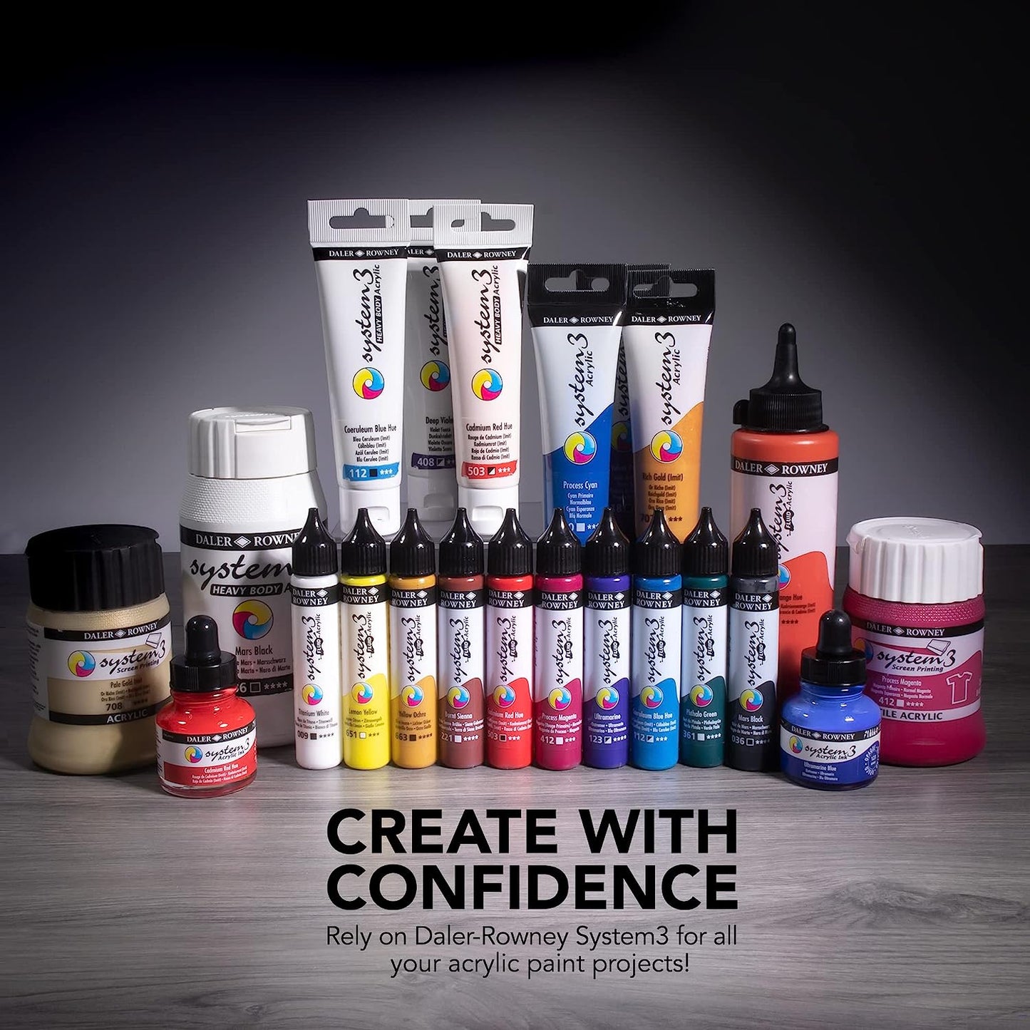 DALER ROWNEY - System3 Fluid Acrylic Introduction Set (Acrílico Fluído Set)