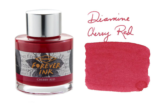 Diamine Forever Ink Cherry Red - Botella 30 ml.