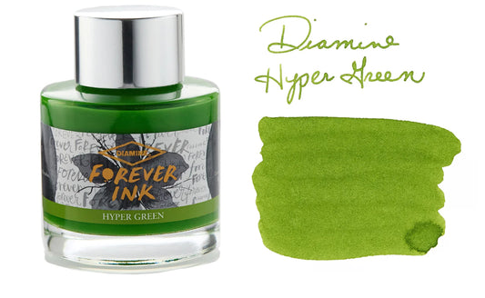 Diamine Forever Ink Hyper Green - Botella 30 ml.