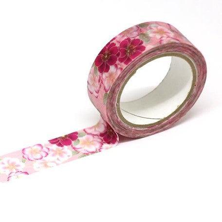Kimono Beauty Washi Tape - Hana - Double Cherry Blossoms - 15mm x 7m
