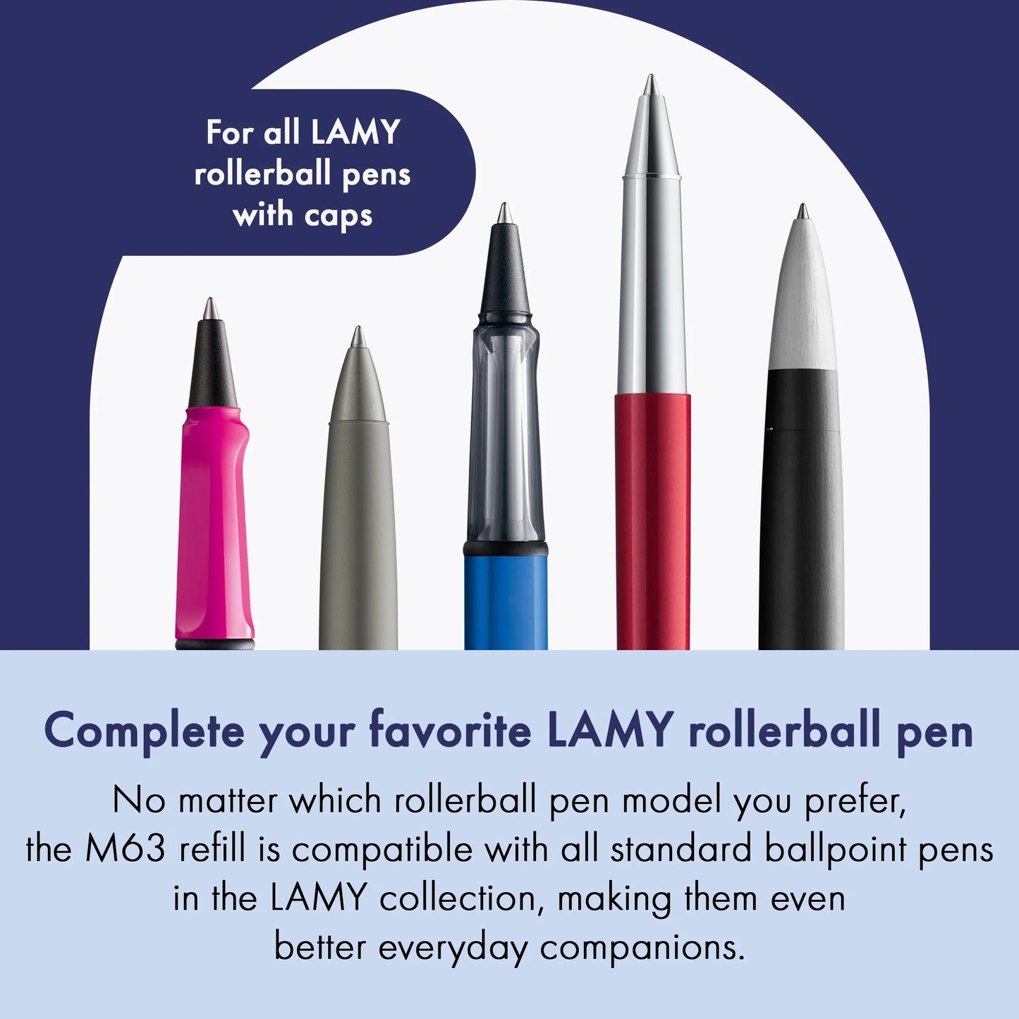 LAMY - M63 Refill Rollerball (Recambios) - M - Blue