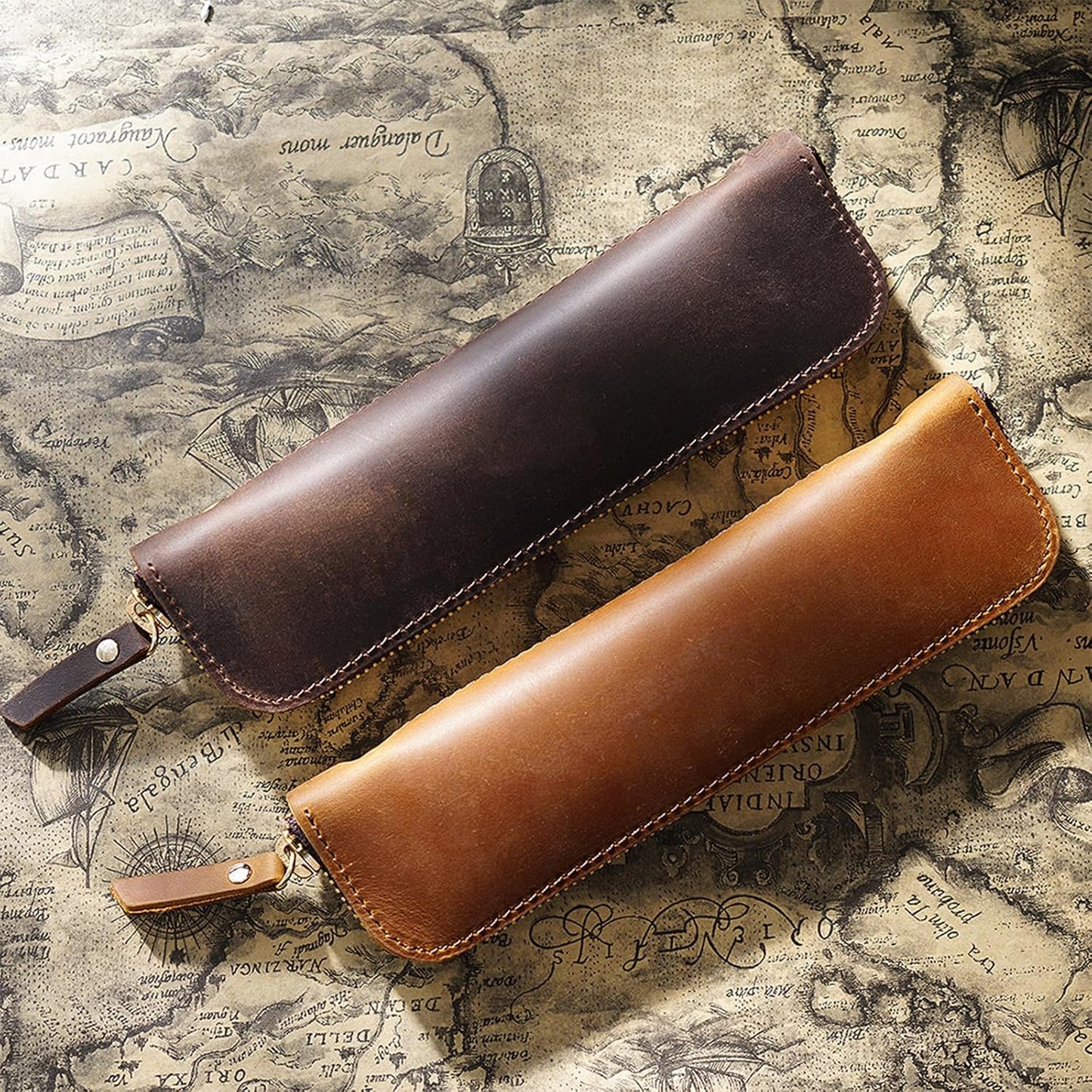 Estuche de Cuero para Bolígrafos