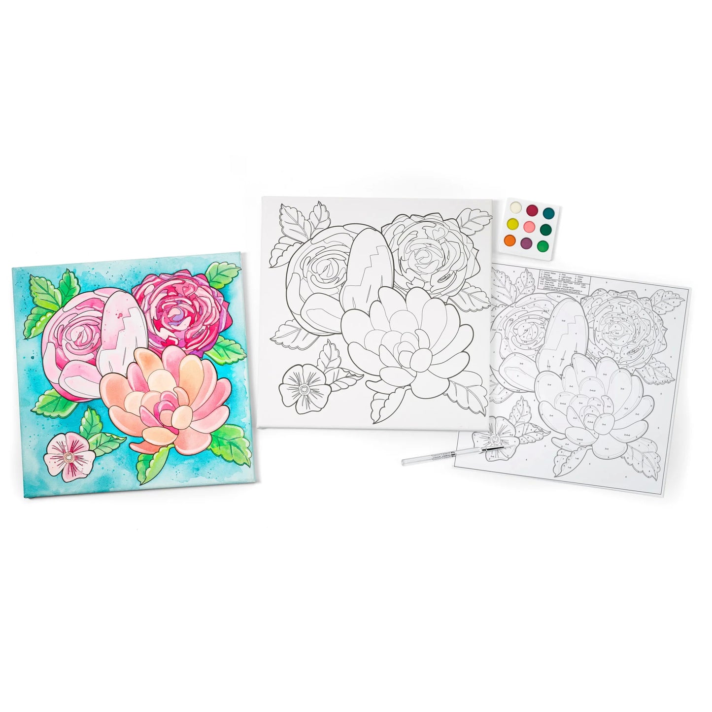 FABER-CASTELL - Paint By Number Watercolor Sets
