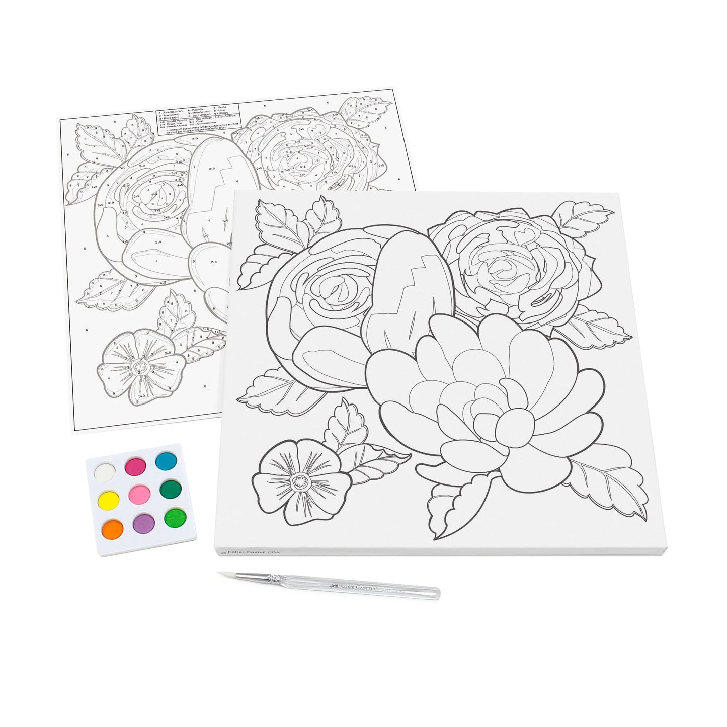 FABER-CASTELL - Paint By Number Watercolor Sets
