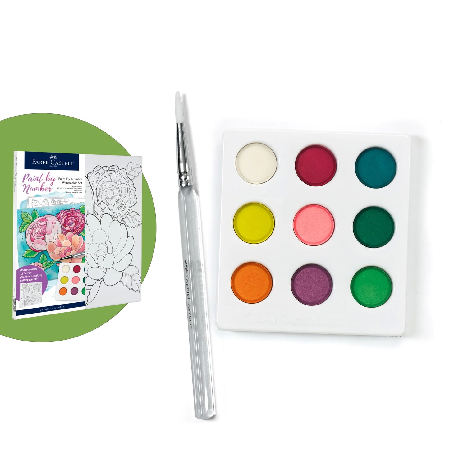 FABER-CASTELL - Paint By Number Watercolor Sets