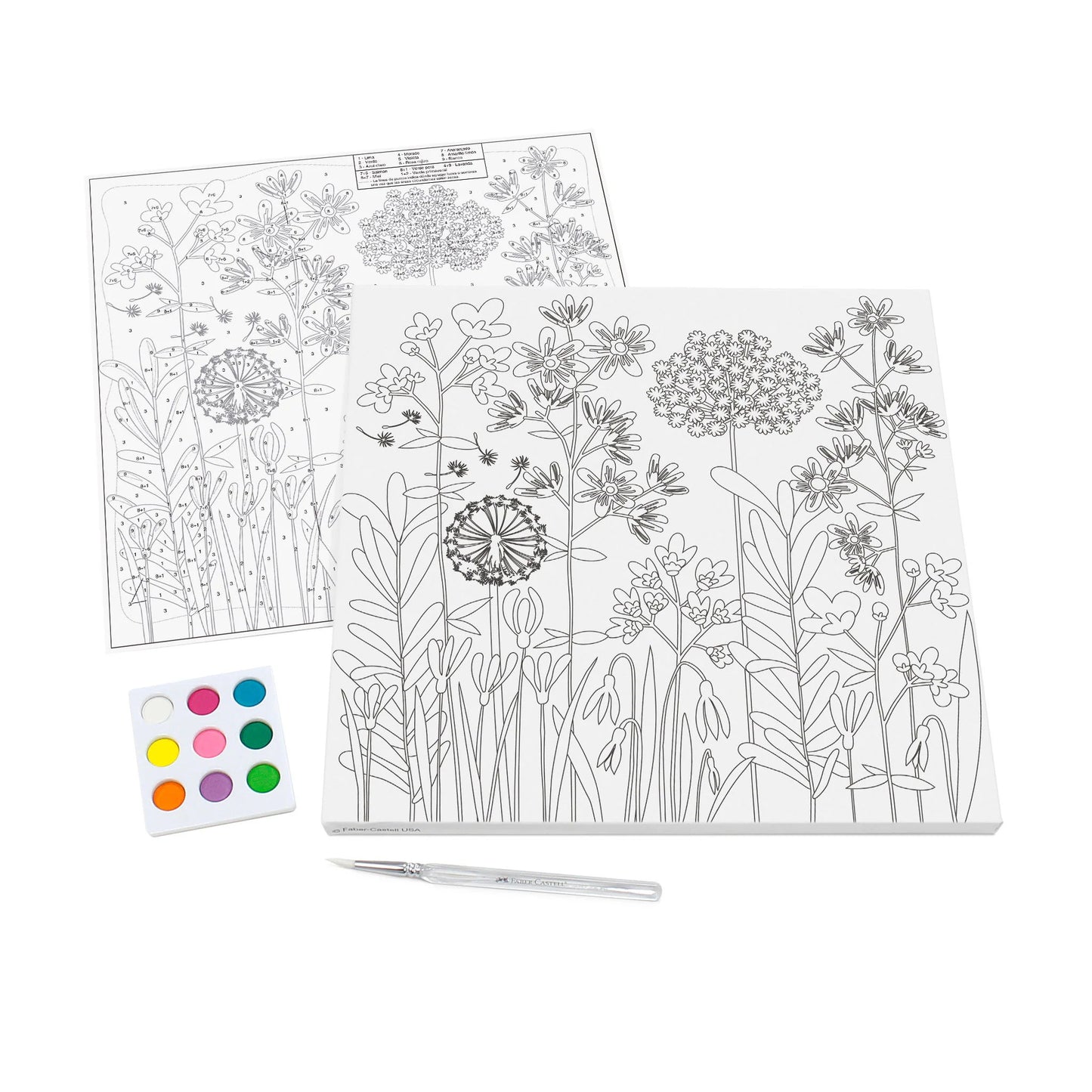 FABER-CASTELL - Paint By Number Watercolor Sets