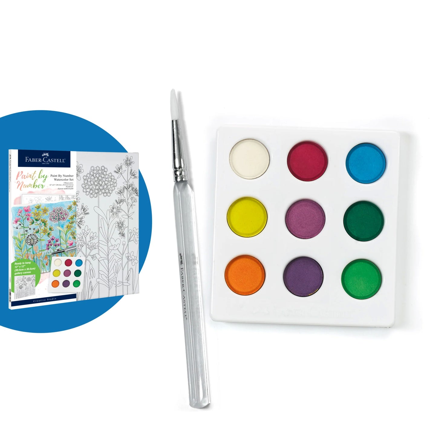 FABER-CASTELL - Paint By Number Watercolor Sets