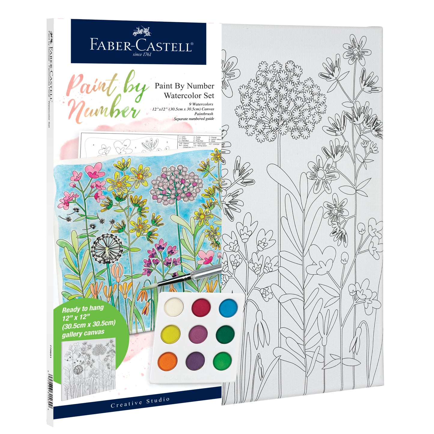 FABER-CASTELL - Paint By Number Watercolor Sets