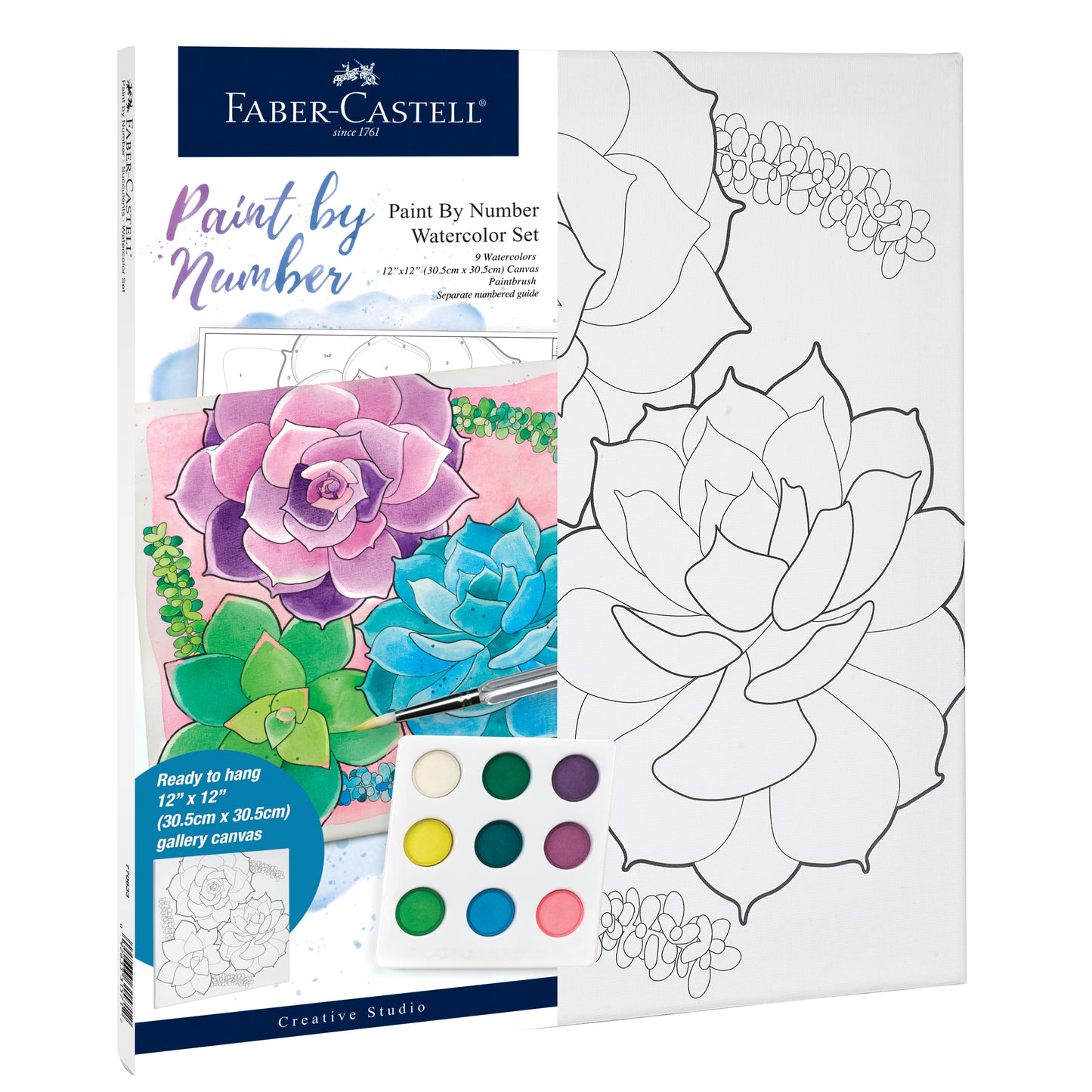 FABER-CASTELL - Paint By Number Watercolor Sets